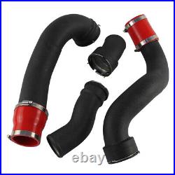 Aluminum Charge Pipe + Boost Pipe Hose Kit For BMW 535i 640i 740i F01/F02 N55