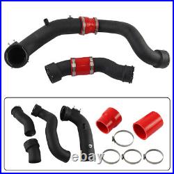 Aluminum Charge Pipe + Boost Pipe Hose Kit For BMW 535i 640i 740i F01/F02 N55