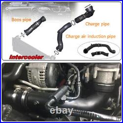 Aluminum Charge Pipe + Boost Pipe Hose Kit For BMW 535i 640i 740i F01/F02 N55