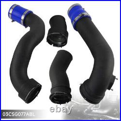 Aluminum Charge Pipe + Boost Pipe Hose Kit For BMW 535i F06/F12 640i 740i N55