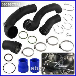 Aluminum Charge Pipe + Boost Pipe Hose Kit For BMW 535i F06/F12 640i 740i N55