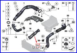 BMW 3 E90 Lower Intake Charge Pipe 13717590304 7590304 NEW GENUINE