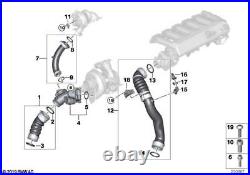 BMW Genuine Charge Air Line Hose Pipe Replacement Fits E70 E71 11617799873