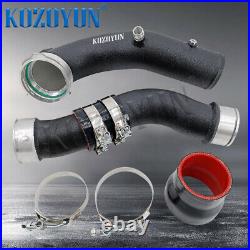 Charge Pipe +Boost pipe intercooler pipe Kit For BMW N55 X5 X6 3.0L E70 E71