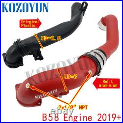 Charge pipe intake pipe for BMW B58 540i 640i 740i 840i ix G30 G32 3.0T 2019+