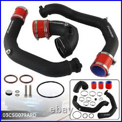 Charging Tube Pipe Intake Pipe Kit For BMW S55 F80 M3 / F82 F83 M4 Red