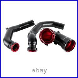 Fit BMW M3 M4 F80 F82 F83 S55 3.0 Complete Charge Pipe Intercooler Piping Kit