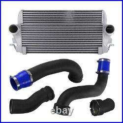 Intercooler +Charge Pipe Kit For BMW 535i F07/F10/F11 640i F12/F13 740i N55 Blue