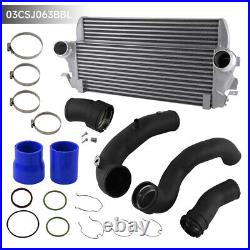 Intercooler +Charge Pipe Kit For BMW 535i F07/F10/F11 640i F12/F13 740i N55 Blue