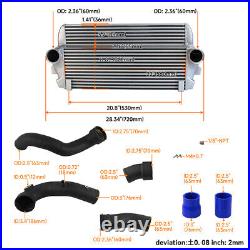 Intercooler +Charge Pipe Kit For BMW 535i F07/F10/F11 640i F12/F13 740i N55 Blue