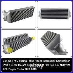 Intercooler+Charge Pipe Kit For BMW F20 F22 F30 F32 128i 228i 320i 328i 428i BL