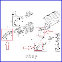 Turbo Air Intake Hose Set for BMW 5er E60 E61 535d 6er E63 E64 635d